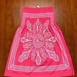 S86 - Venus Swim Convertible Cover-Up Dress Black and White XL